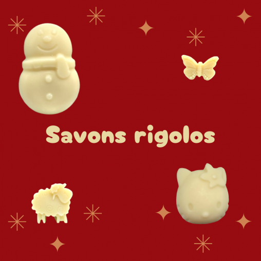 savon rigolo - diverses formes